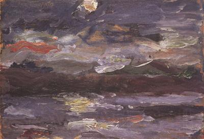 Lovis Corinth The Walchensee in Moonlight (nn02) Norge oil painting art